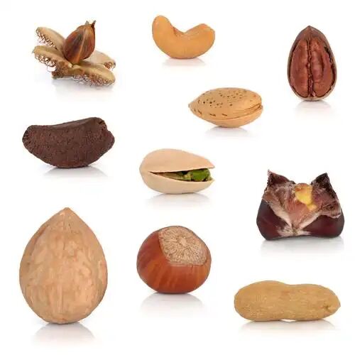 (Hương vị & mùi thơm đích thực / Giàu protein & chất béo lành mạnh) Thành phần thực phẩm và đồ uống tự nhiên cao cấp Quả óc chó/Đậu phộng/Hạt điều/Hạnh nhân/Yến mạch/Bột hạt phỉ