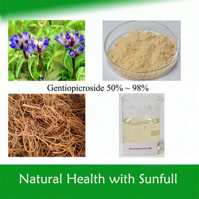 Gentiana Scabra Extract Gentiopicroside 50% - 98% Gentiopicrin CAS số 20831-76-9 Các thành phần mỹ phẩm