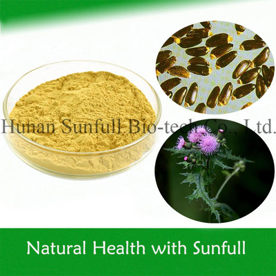 Bảo vệ gan Silybum Marianum chiết xuất Chứng nhận ISO 80% Silymarin