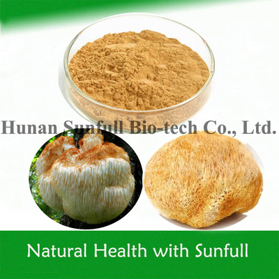 Hericium Erinaceus hữu cơ bột chiết xuất sừng sư tử cho thực phẩm sức khỏe